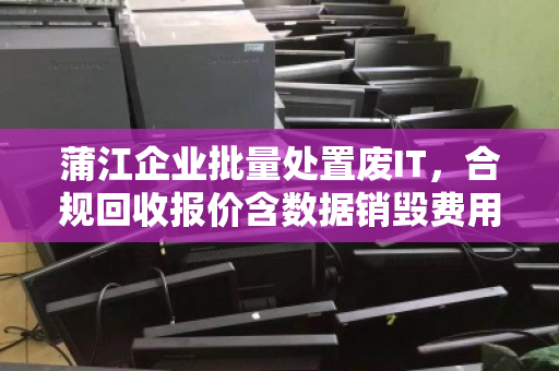 蒲江企业批量处置废IT，合规回收报价含数据销毁费用，安全与成本双赢